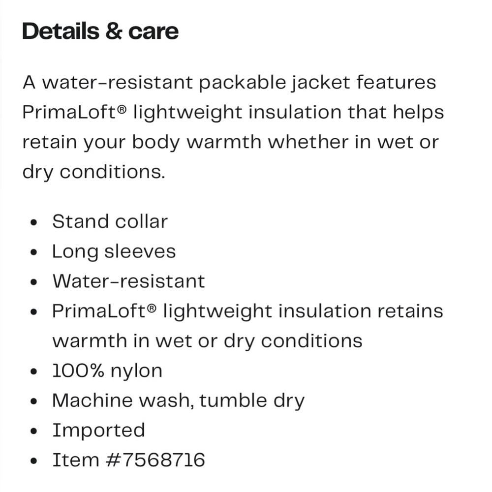 FP Movement Pippa Packable Puffer Jacket NWT Size S/P - Picture 6 of 7